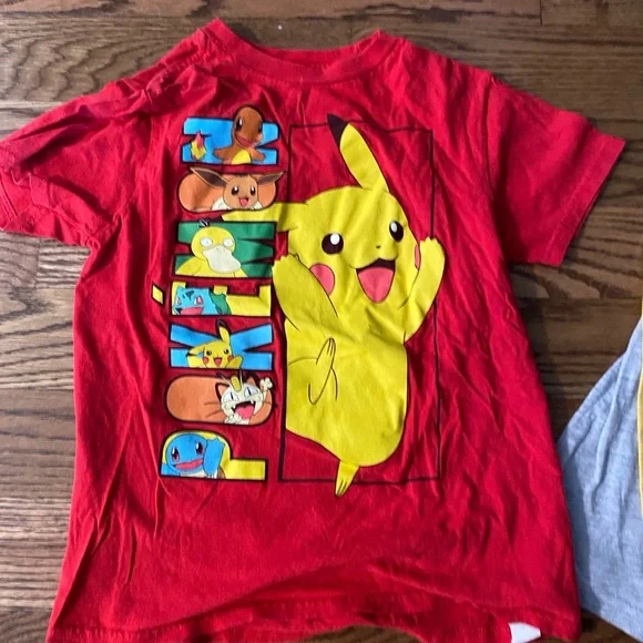 Pokemon Kids Bundle Long and Short Sleeves and Sweatshirt - Picture 11 of 16